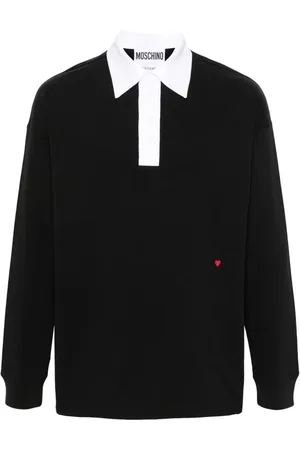 Moschino Heart-embroidery polo shirt
