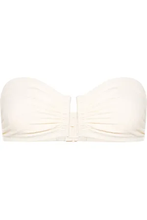 ERES Ribbed bandeau bikini top