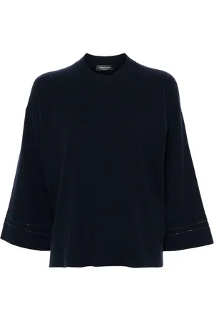 Fabiana Filippi Crew-neck cashmere top
