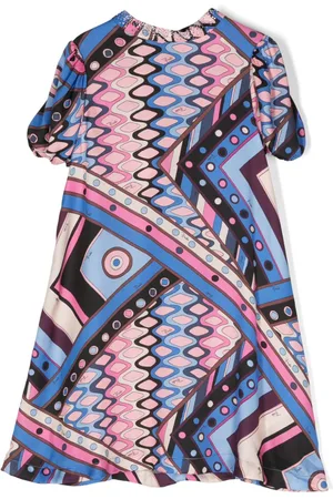 PUCCI Junior Vivara-print dress