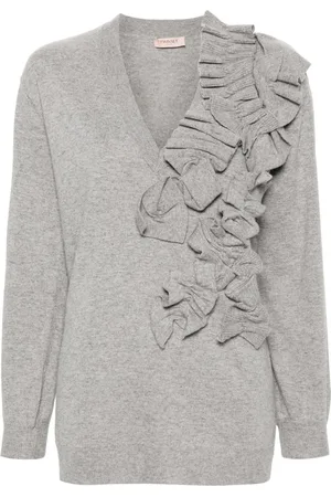 Twin-Set Ruffle-detail jumper