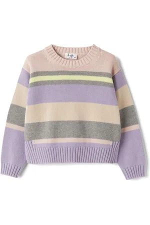 Il gufo Striped cotton jumper