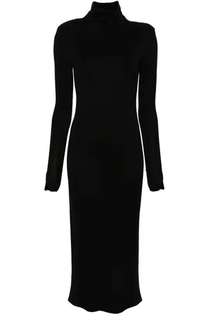 THOM KROM Roll-neck midi dress