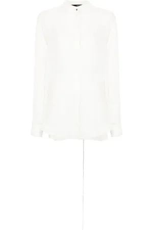 ISABEL BENENATO Embroidered silk blouse
