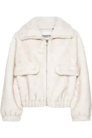 Essentiel Antwerp Faux-fur bomber jacket