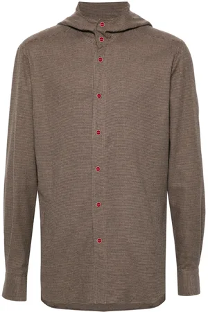 Kiton Houndstooth-pattern hoodie