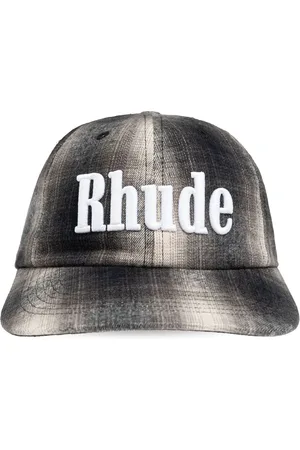 Rhude Embroidered-logo cotton cap