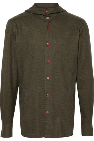 Kiton Houndstooth-pattern hoodie