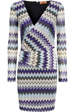 Missoni Zigzag-pattern mini dress