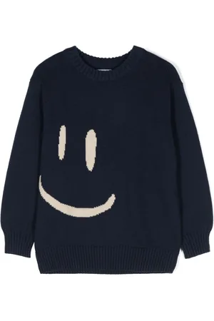 Molo Bello smiley lace knitted jumper
