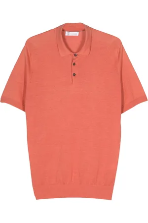 Brunello Cucinelli Fine-ribbed polo shirt