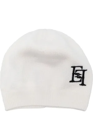 Elisabetta Franchi Logo-embroidered beanie
