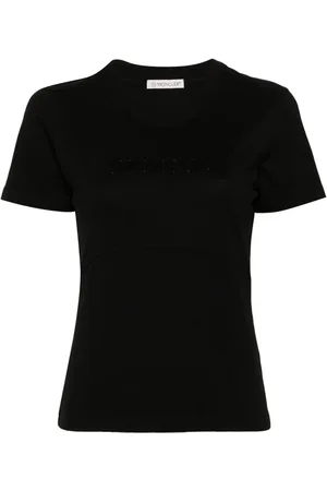 Moncler Logo-embroidered cotton T-shirt