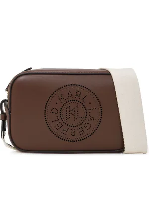 Karl Lagerfeld K/Circle perforated camera bag