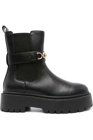 Twin-Set 50mm logo-buckle boots