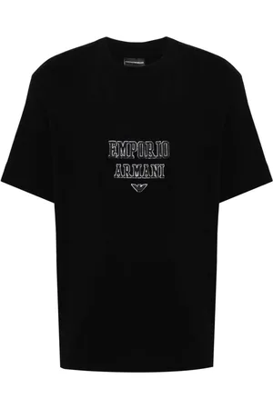 Emporio Armani Logo-embroidered T-shirt