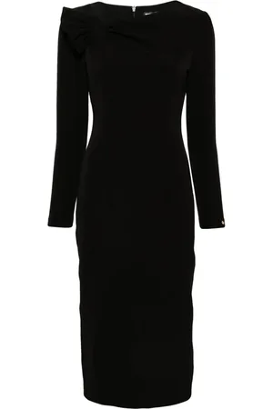 NISSA Logo-plaque midi dress