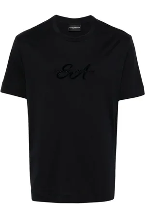 Emporio Armani Logo-embroidered T-shirt