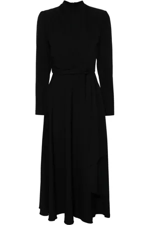 NISSA Decorative-buckle midi dress