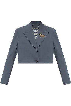 Golden Goose Brooch detail cropped jacket