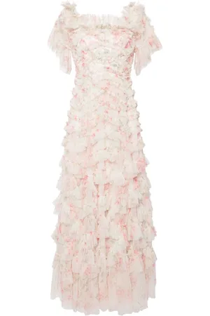 Needle & Thread Lana floral-print dress