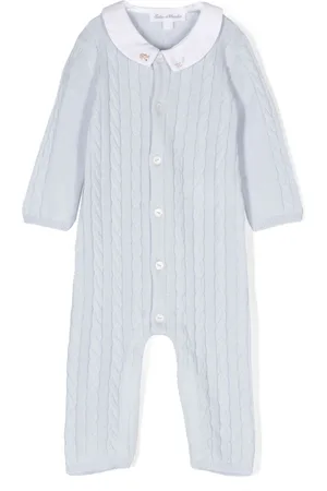 Tartine Et Chocolat Cable-knit romper