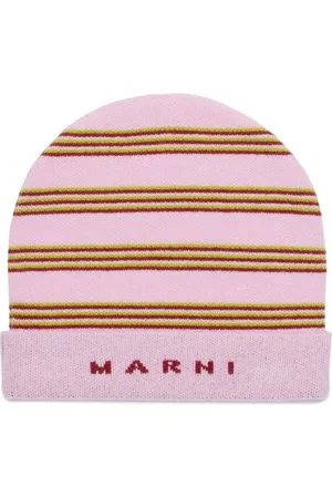 Marni Striped knit beanie