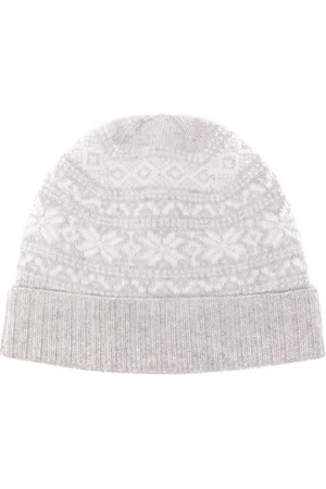 ELEVENTY Fair isle intarsia-knit beanie