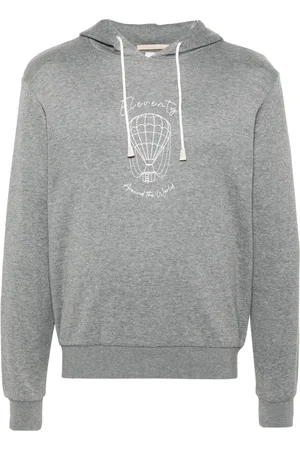 ELEVENTY Logo-print hoodie