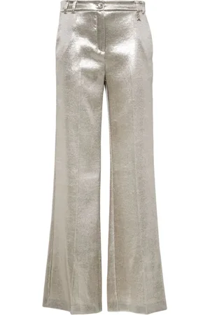 Patrizia Pepe Low-rise satin trousers