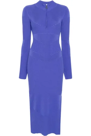 Patrizia Pepe Logo-charm midi dress