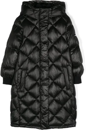 MONNALISA Logo-lettering padded coat