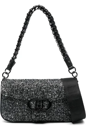 Liu Jo Chevron-knit crossbody bag