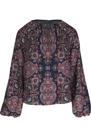 VERONICA BEARD Geometric-print blouse