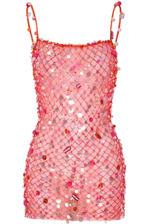 Roberta Einer Fishnet mini dress