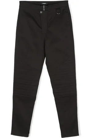 Balmain Logo-tag trousers
