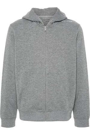 Calvin Klein Rubberised-logo hoodie