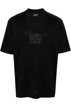 Emporio Armani Embroidered-logo T-shirt