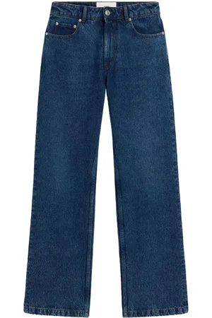 Ami High-rise straight-leg jeans