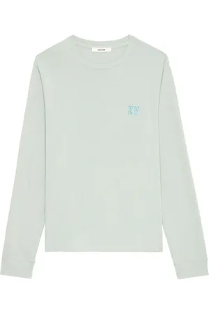 Zadig & Voltaire Logo-stitch organic-cotton t-shirt