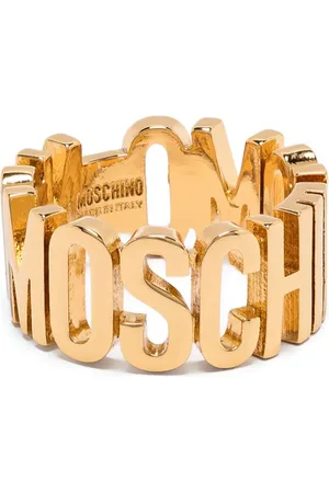 Moschino Logo-lettering ring
