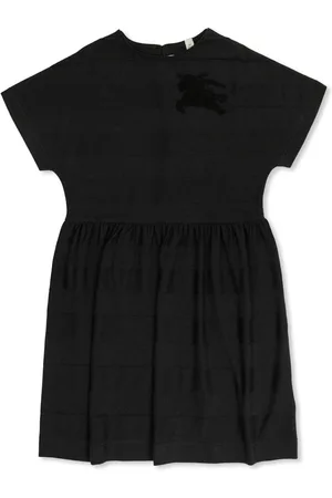 Burberry Logo-embossed cotton dress