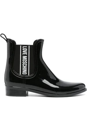 Moschino Logo-print ankle boots