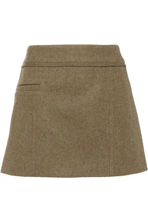 Victoria Beckham Merino wool mini skirt