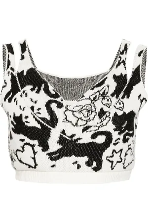 Twin-Set Jacquard top
