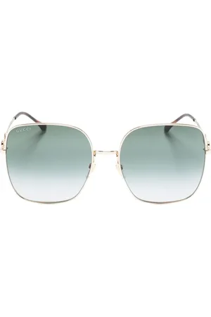 Gucci Horsebit detail square-frame sunglasses