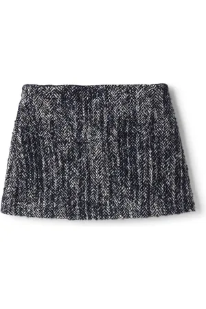 Il gufo M??lange-effect mini skirt