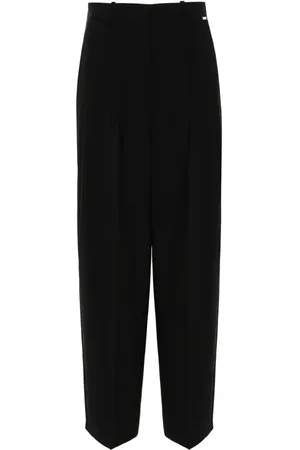Kaos Pleat-detailing trousers