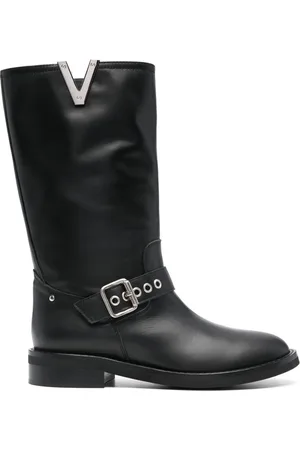 Via Roma Logo-plaque ankle boots