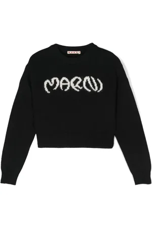 Marni Logo-intarsia sweater
